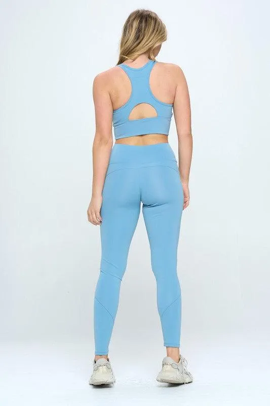 2pc Activewear Set with Cut-Out