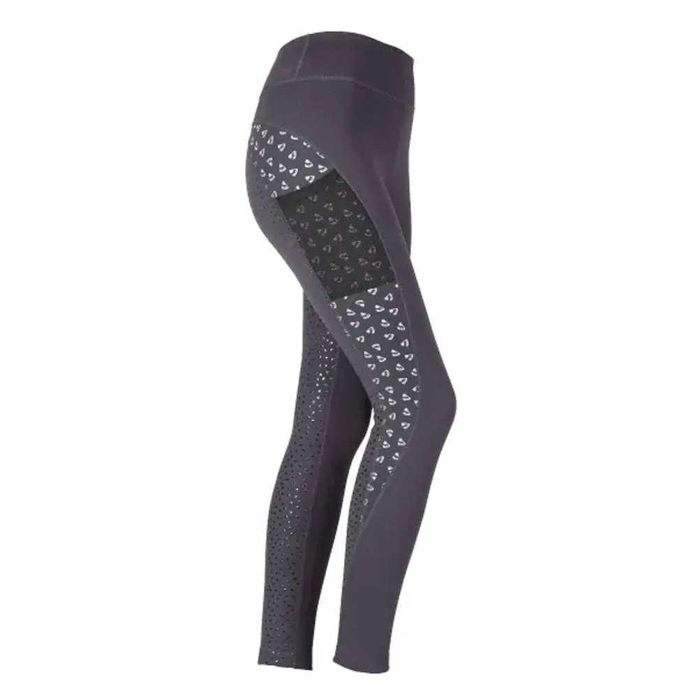 8305 Aubrion Ladies Coombe Riding Tights- Reflective