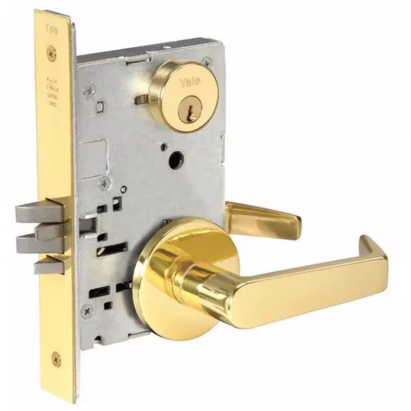 Accentra (formerly Yale) AUR 8822FL Dormitory/Exit Mortise Lock with Augusta Lever, Standard Rose