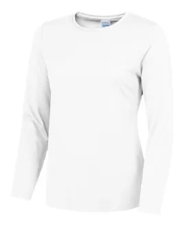 Arctic White - Women's long sleeve cool T