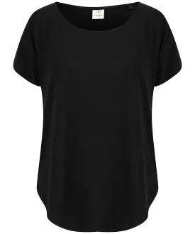 Black - Scoop neck T