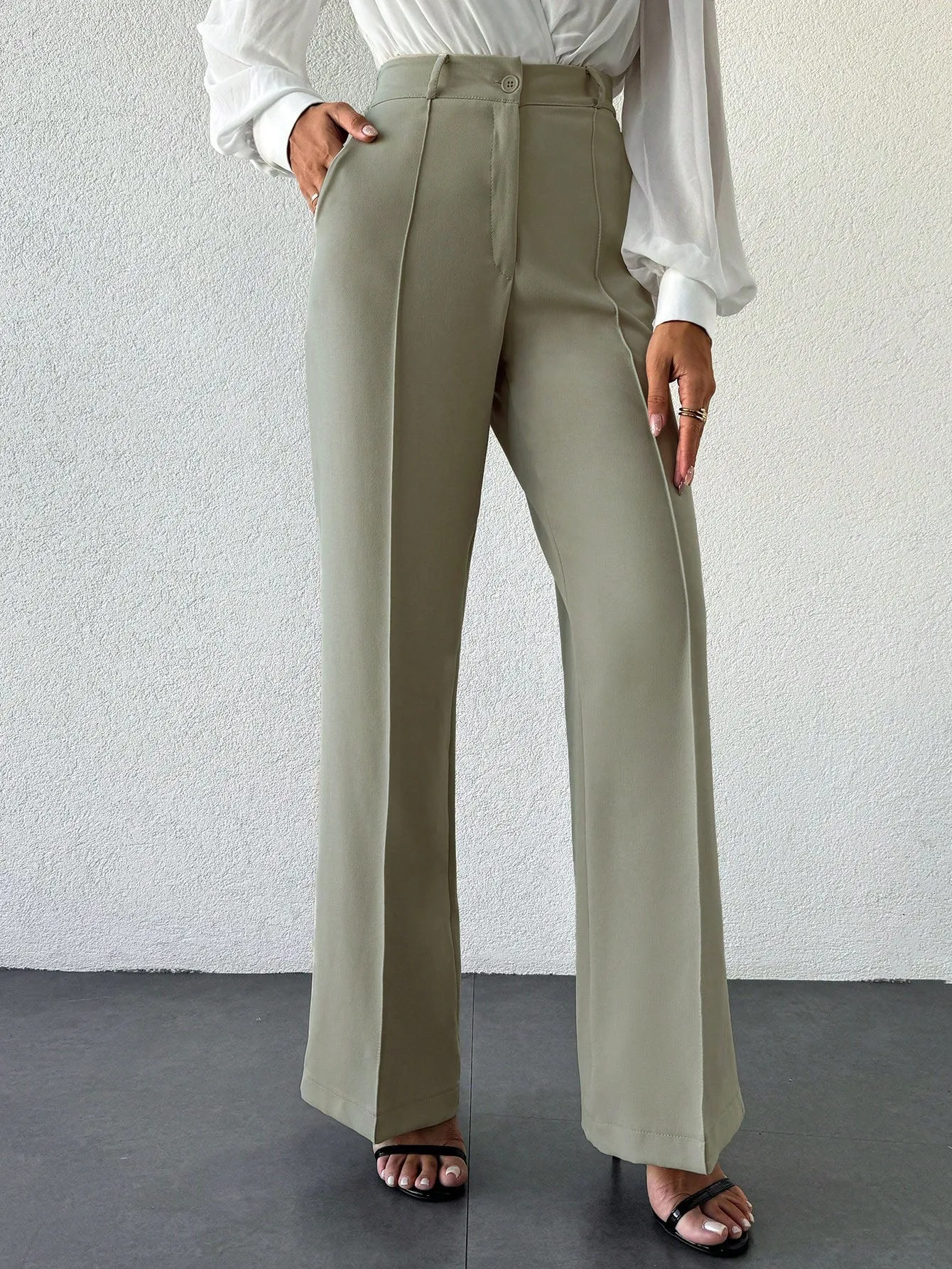 Business Casual Straight Leg Pants