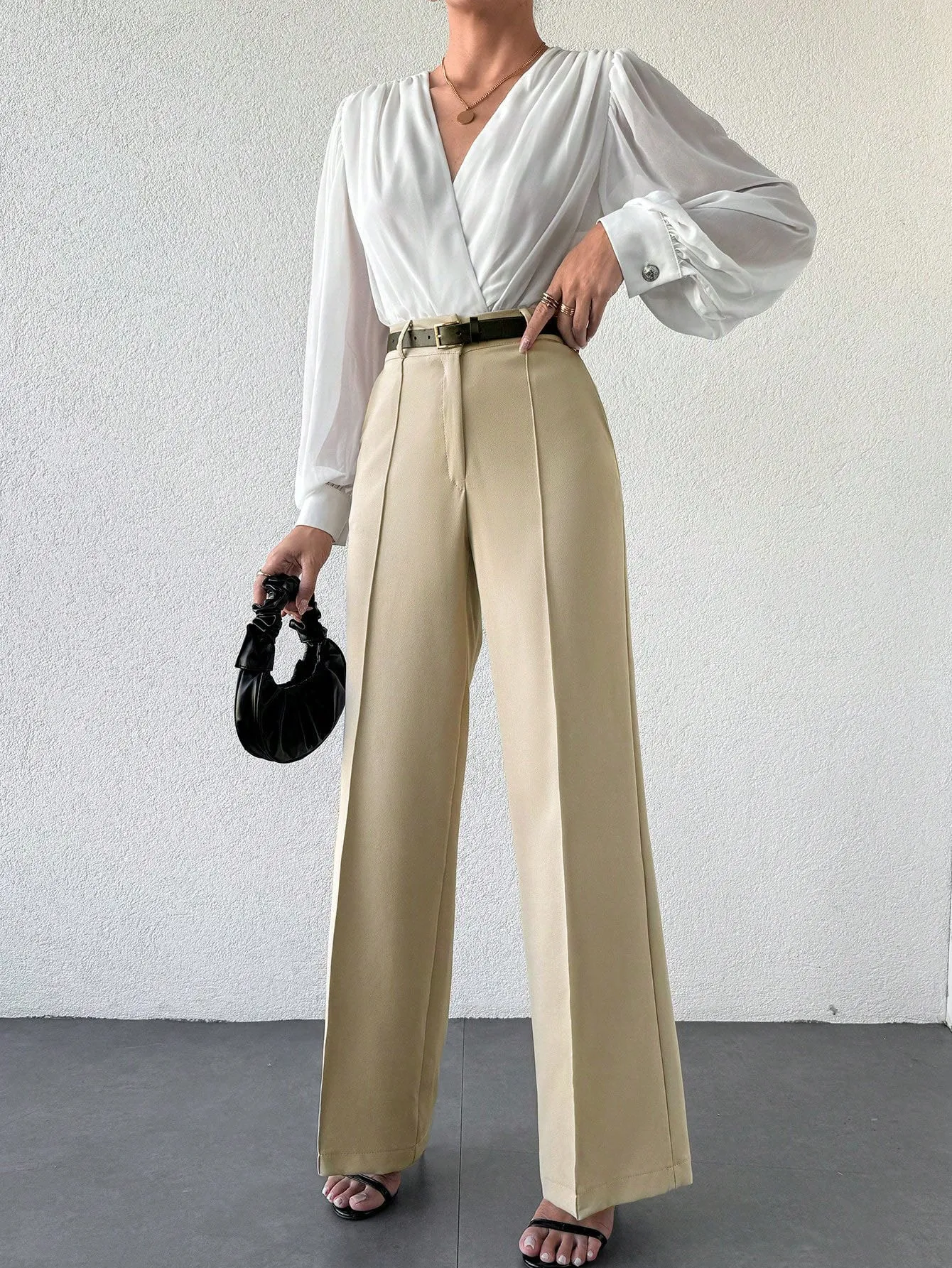 Business Casual Straight Leg Pants