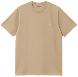 Carhartt WIP Mens Chase T Shirt Sable