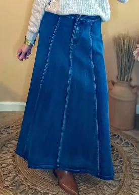 Chasing That Feeling Denim Skirt