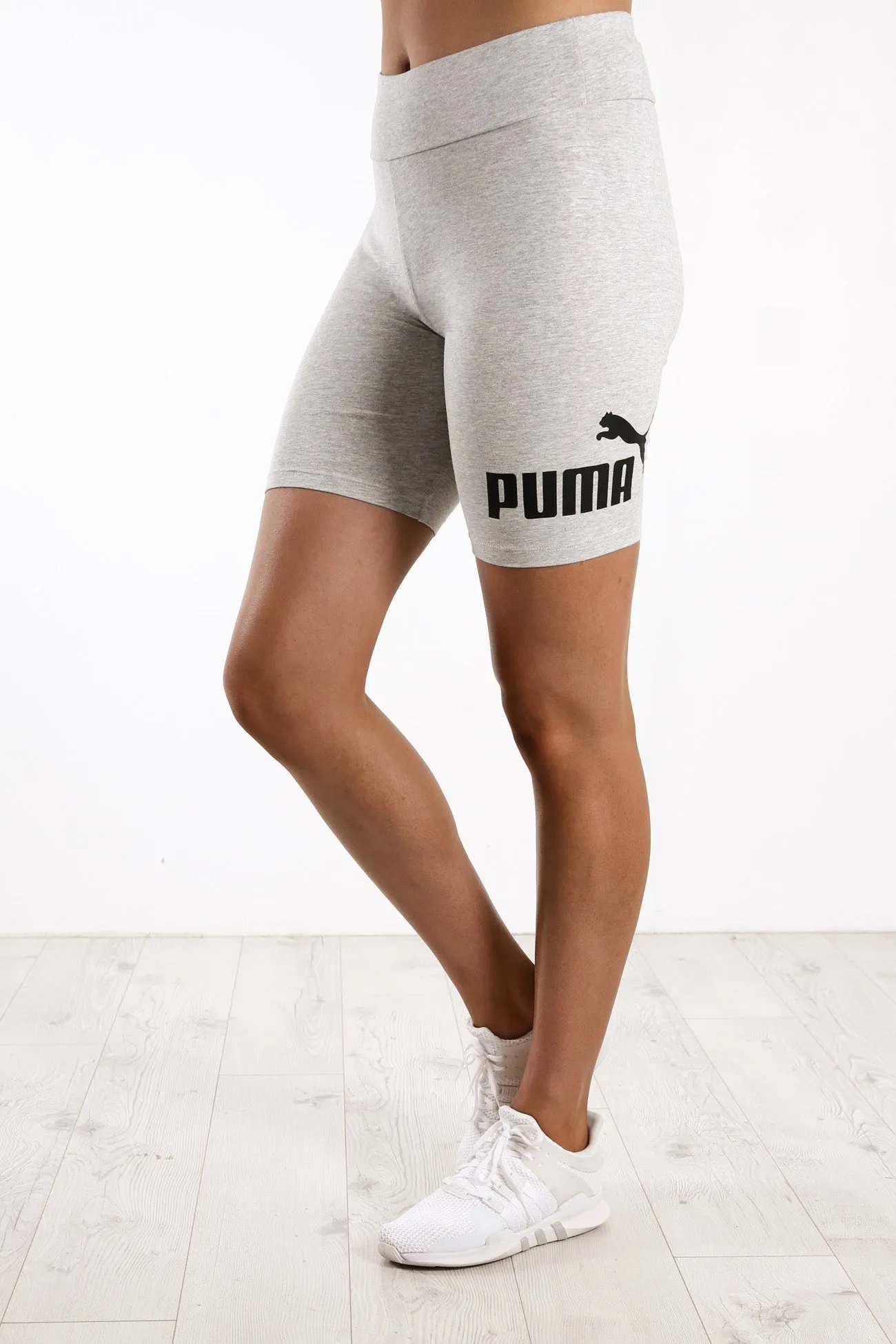 Essentials  7in Short Tights Light Grey Heather Black Logo