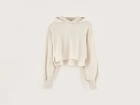 Felico cropped hoodie (242 / G / SUGARCANE)