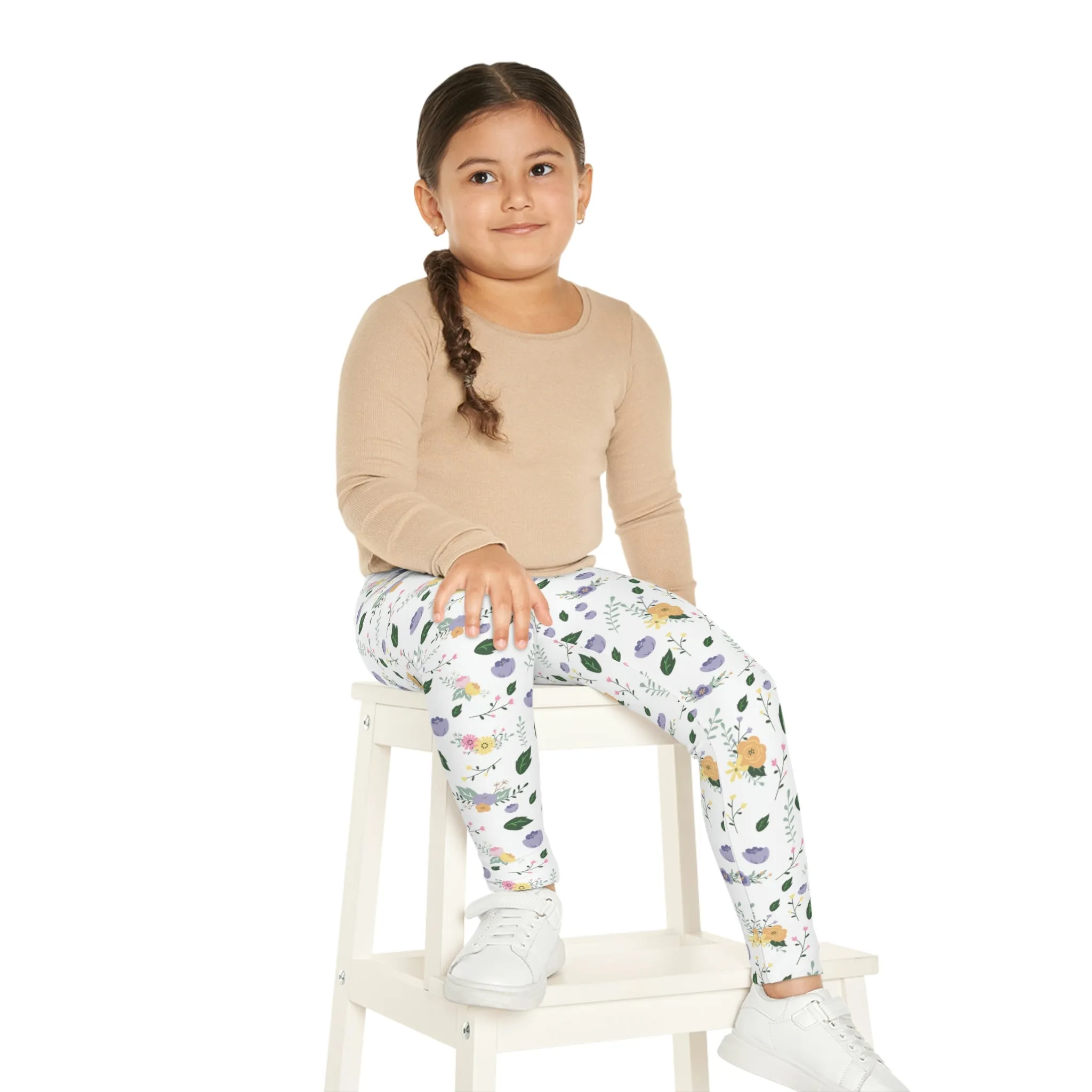 floral Kids Leggings (AOP)