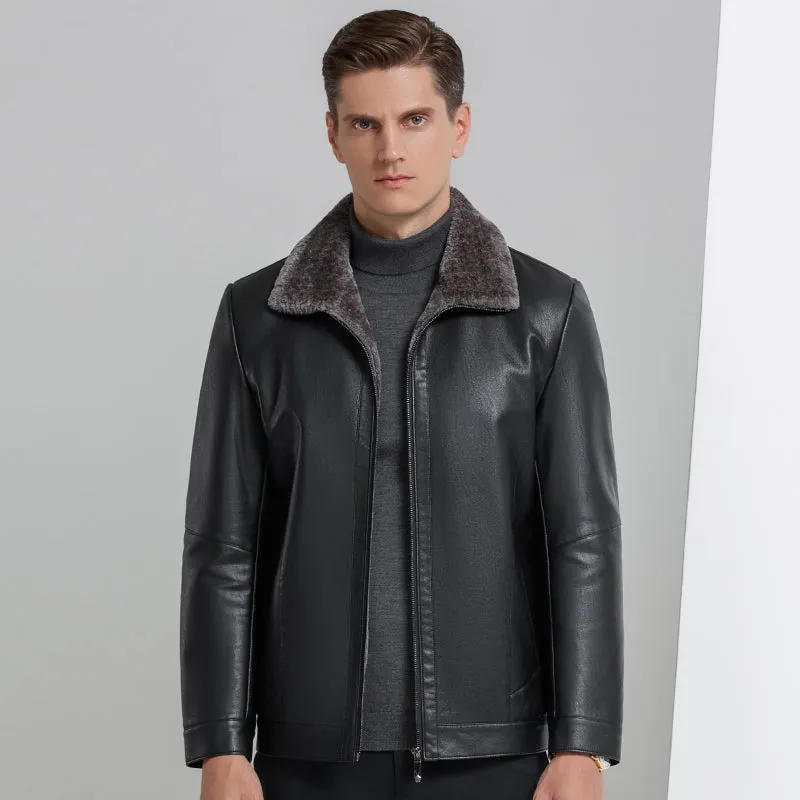 Funki Buys | Jackets | Men's Leather Luxury Sheepskin Jacket