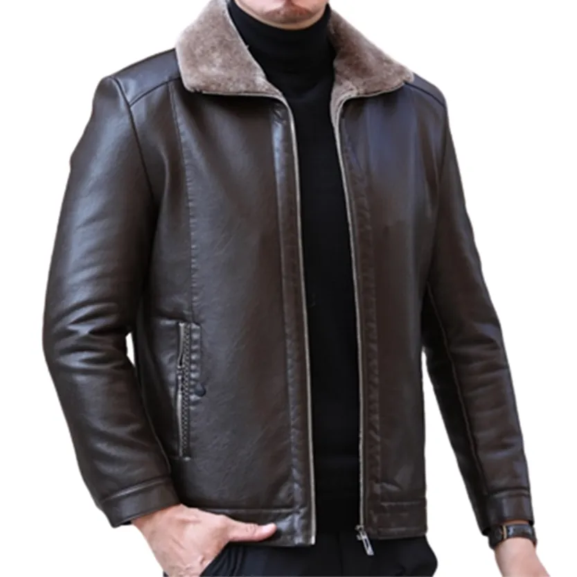 Funki Buys | Jackets | Men's Leather Luxury Sheepskin Jacket