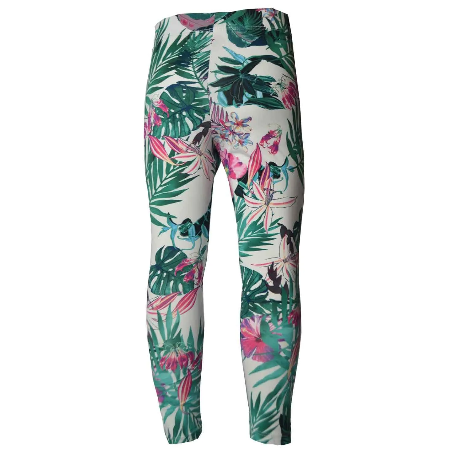 Girls Sports Leggings | Beautiful Floral Allover Print | Ankle-length | Activewear | Age 3 – 12 Years | Broggs®