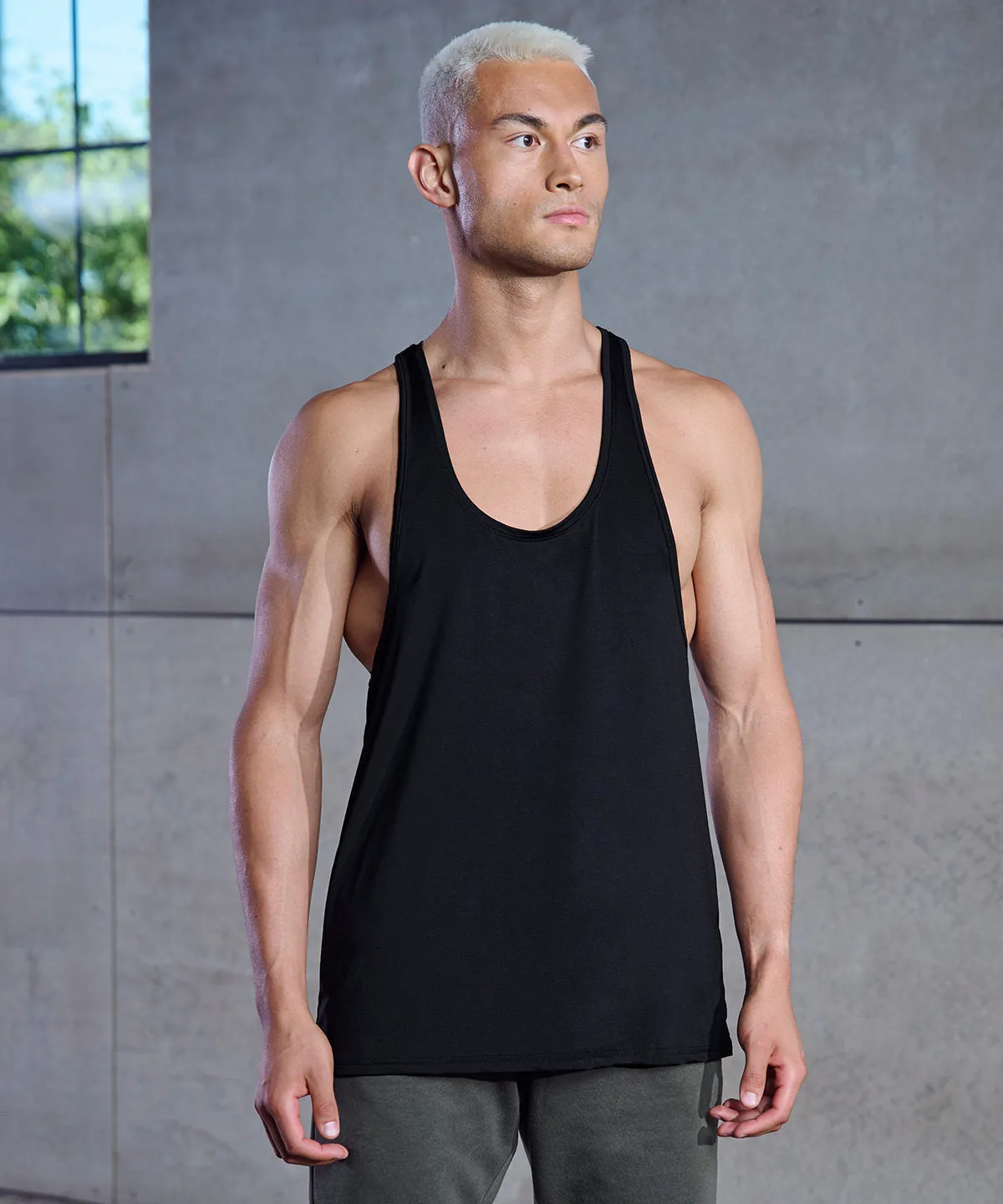 Grey Marl - Muscle vest