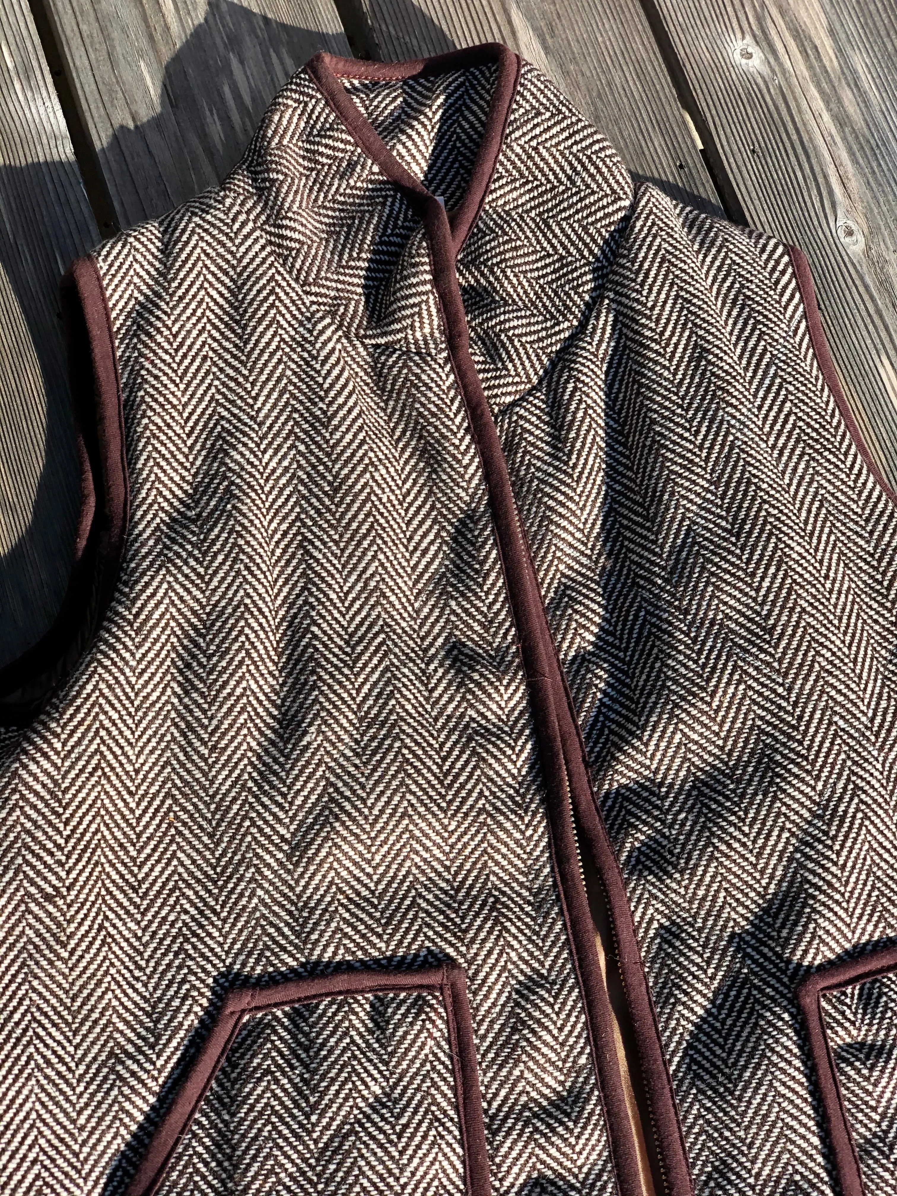 Herringbone Sleeveless Vests