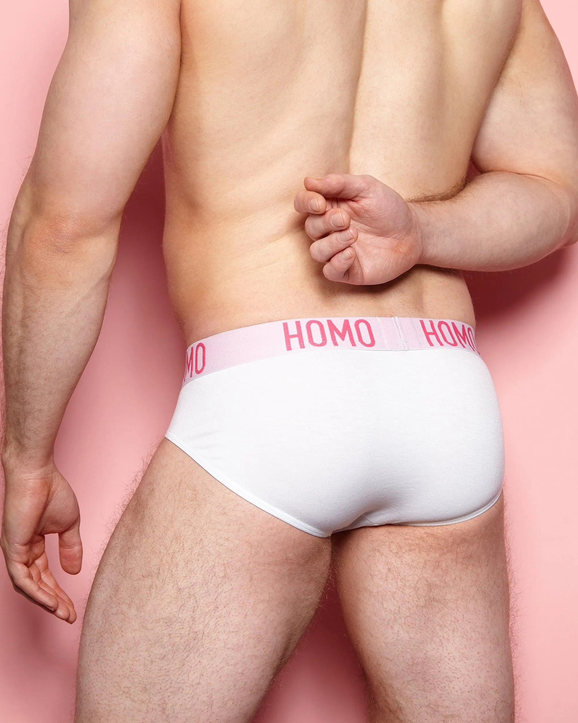 HOMO classic brief - white.