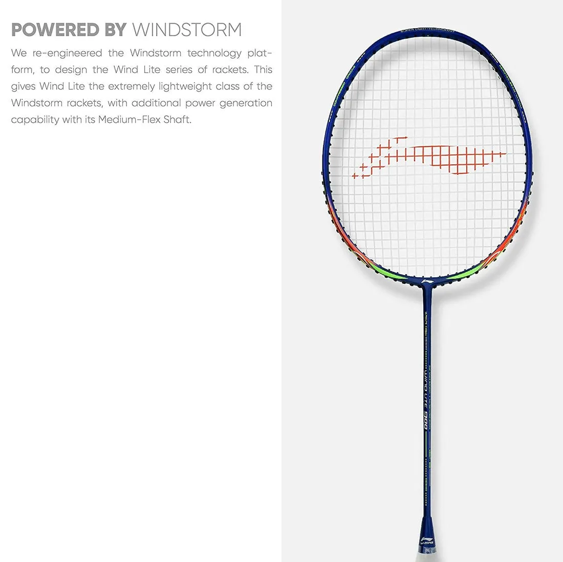 Li-Ning Wind Lite 900 Carbon Fibre Strung Badminton Racket