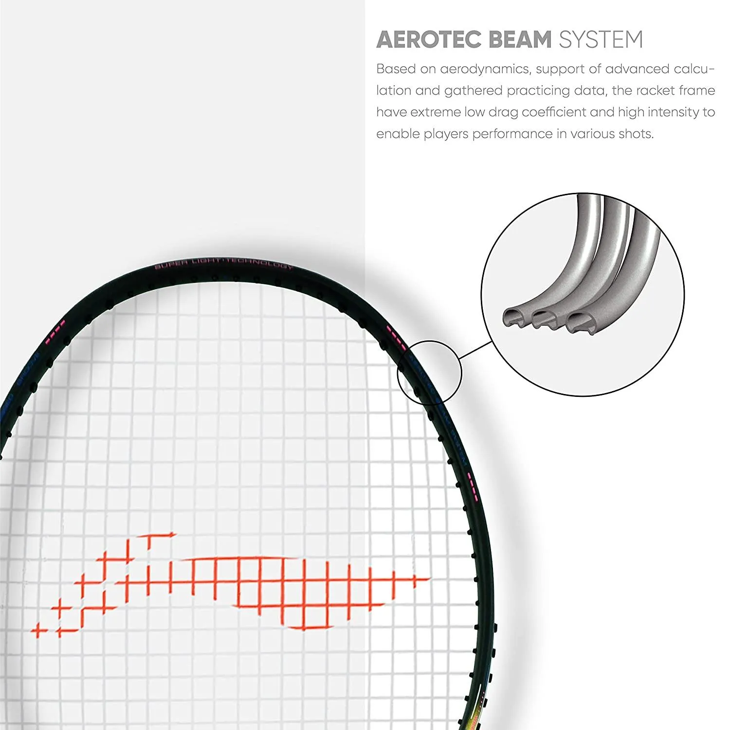 Li-Ning Wind Lite 900 Carbon Fibre Strung Badminton Racket