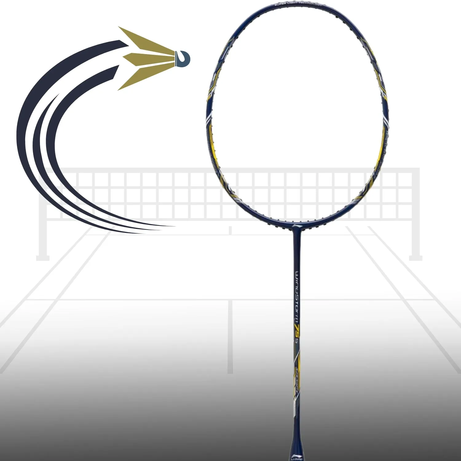 Li-Ning Windstorm 75 S Unstrung Badminton Racquet