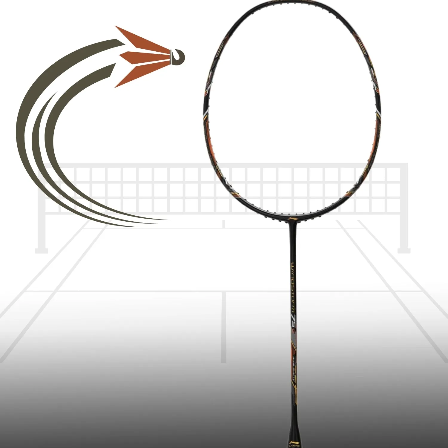 Li-Ning Windstorm 75 S Unstrung Badminton Racquet