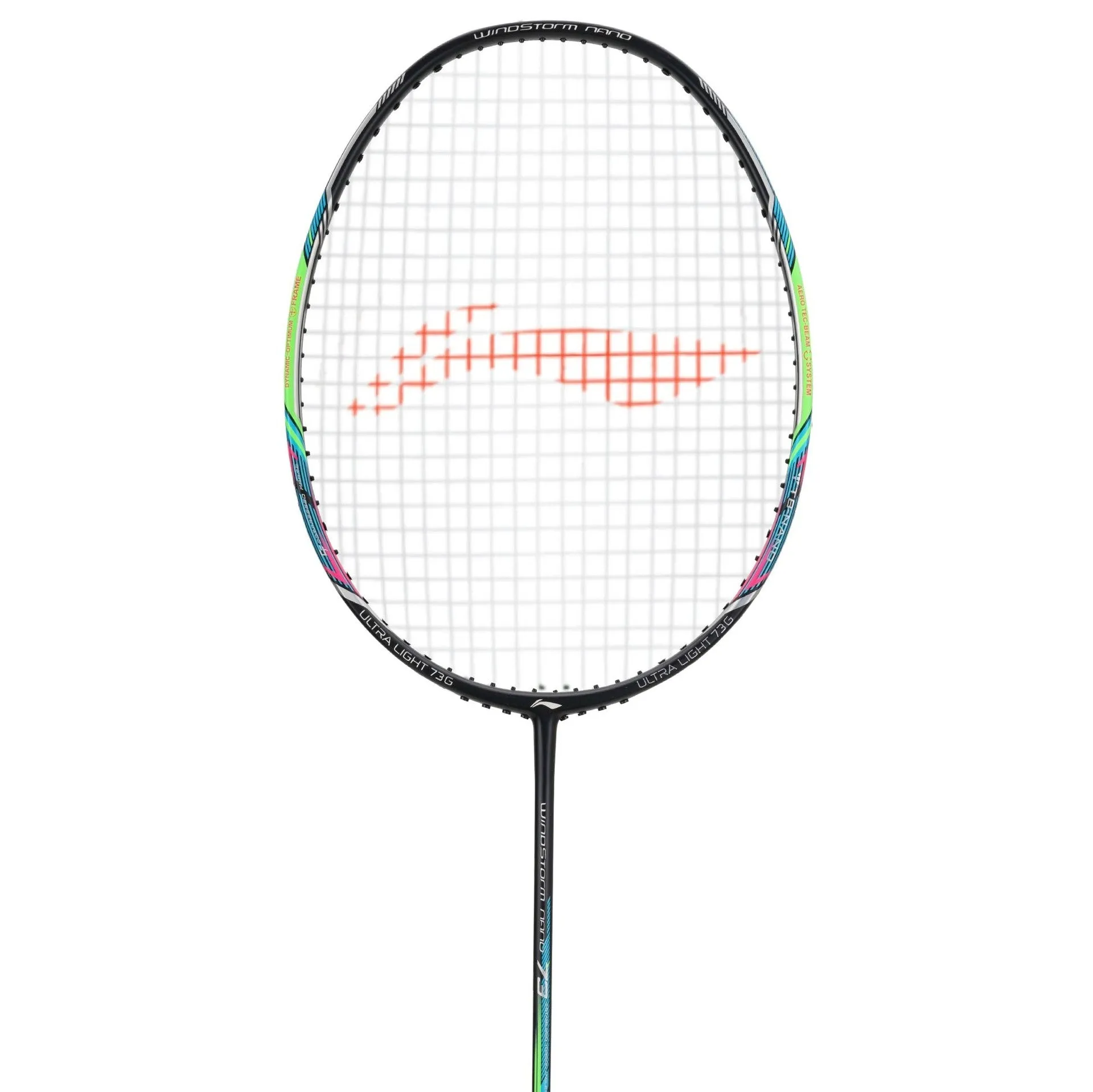 Li-Ning Windstorm Nano 73 Professional Badminton Racquet Unstrung Dark Purple/Pink