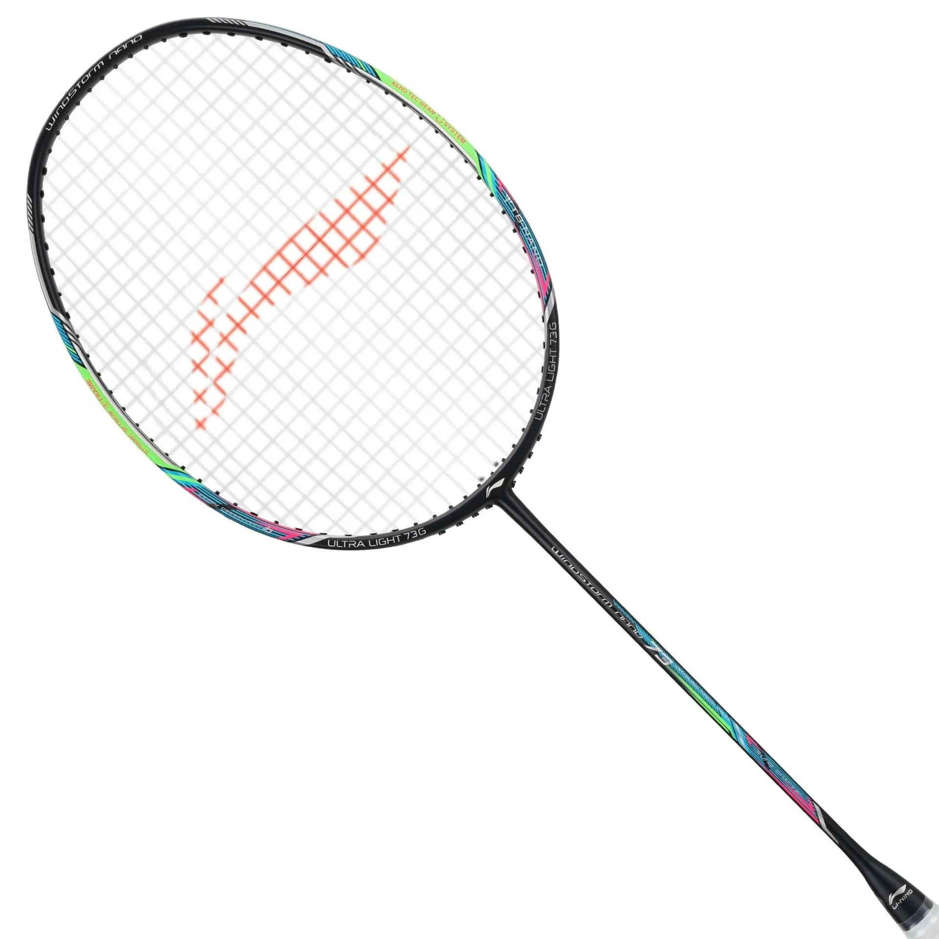 Li-Ning Windstorm Nano 73 Professional Badminton Racquet Unstrung Dark Purple/Pink