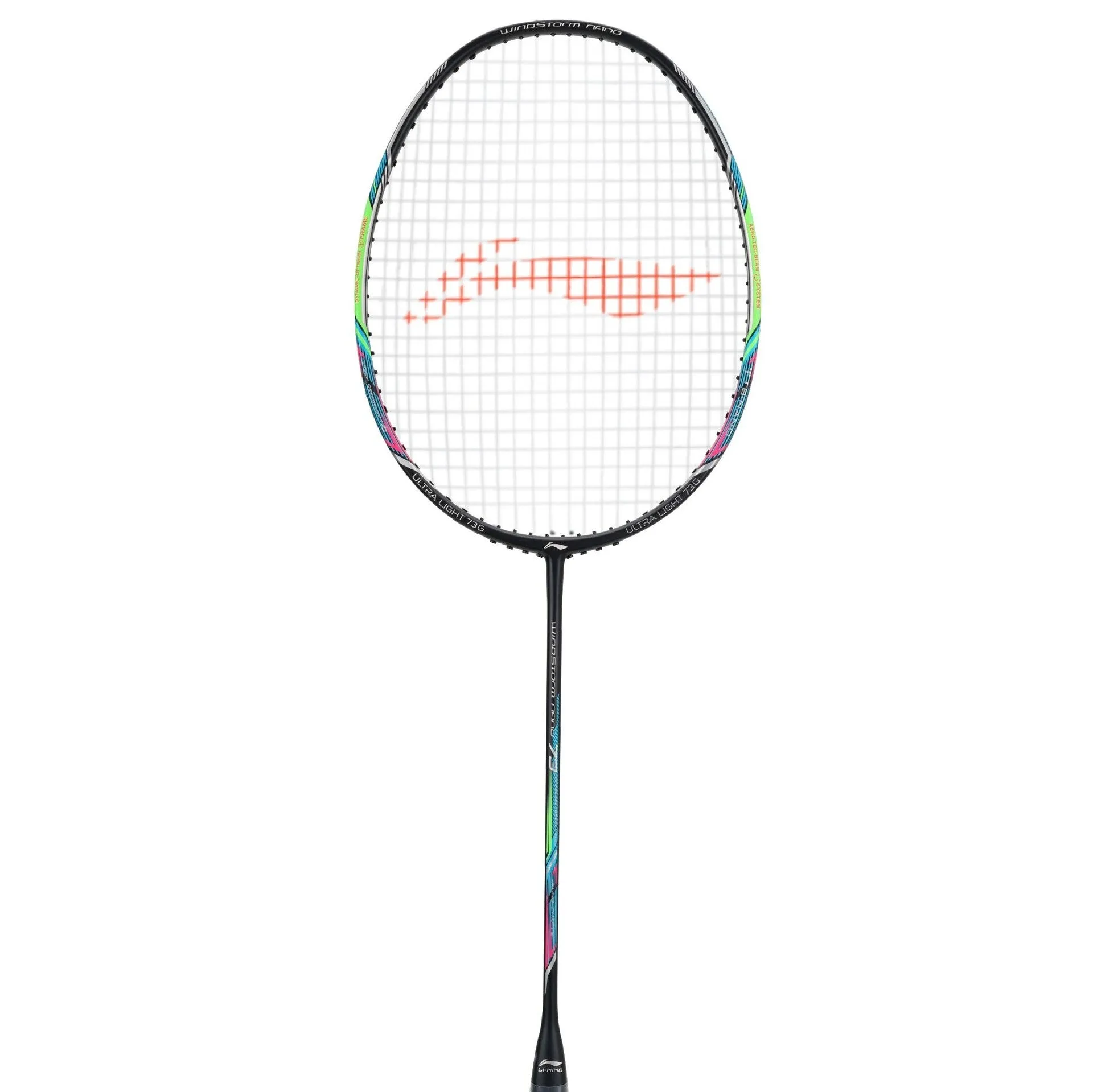 Li-Ning Windstorm Nano 73 Professional Badminton Racquet Unstrung Dark Purple/Pink