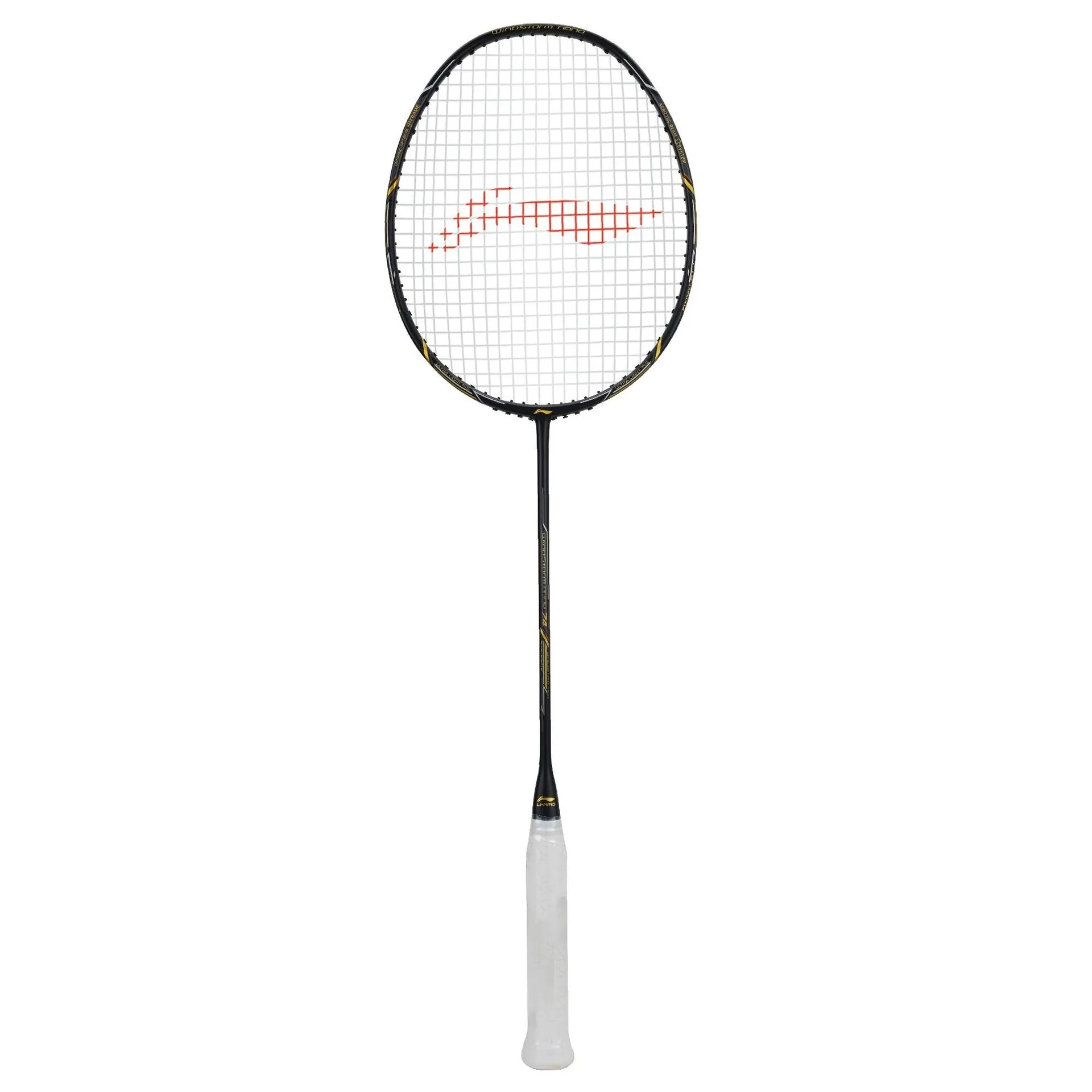 Li-Ning Windstorm Nano 74 Professional Badminton Racquet Unstrung Black/Gold