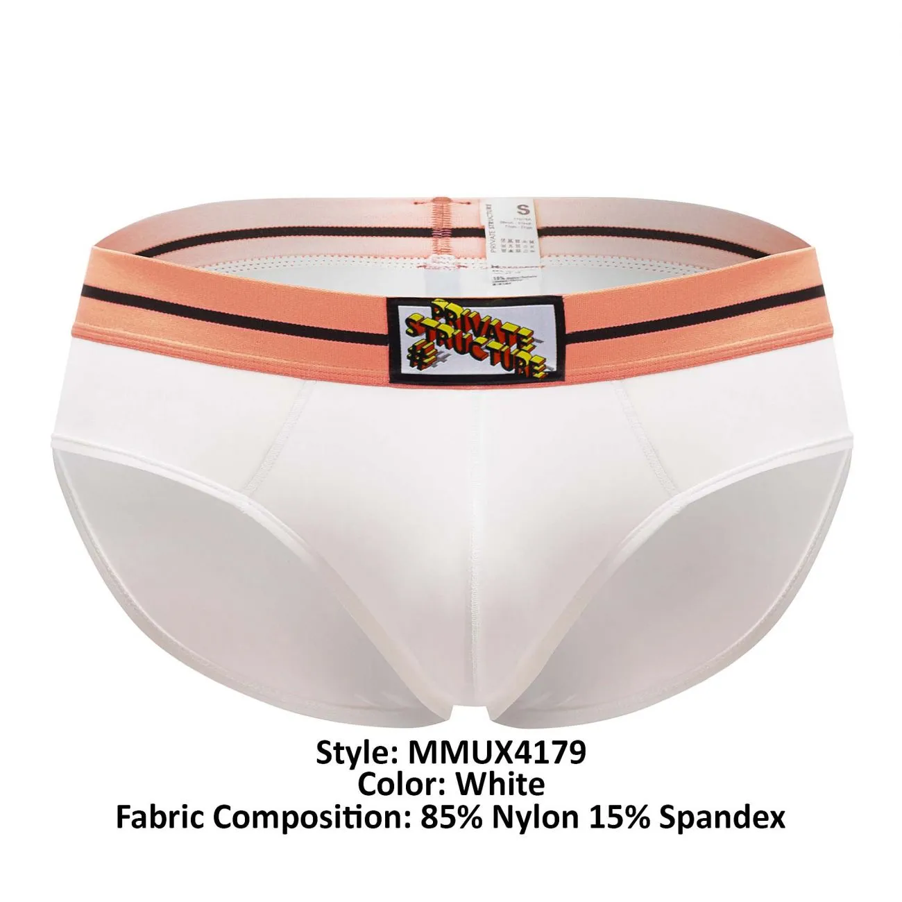 Private Structure MMUX4179 Micro Maniac Mini Briefs Color White