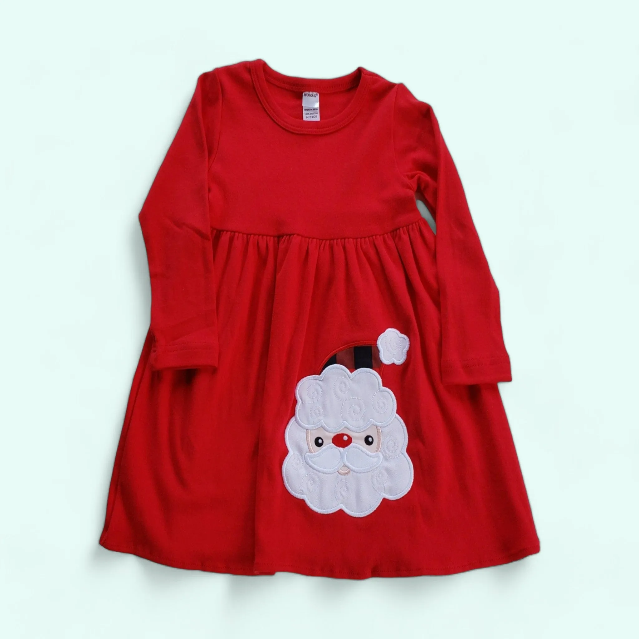 Red Christmas dress | Christmas Baby Girls Dress | Long Sleeve Red Christmas Girl Dress | Knit Girls dress | Long Sleeve Girls Dress