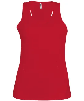 Red - Ladies' sports vest