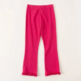 Ruffle Hem Knit Pant