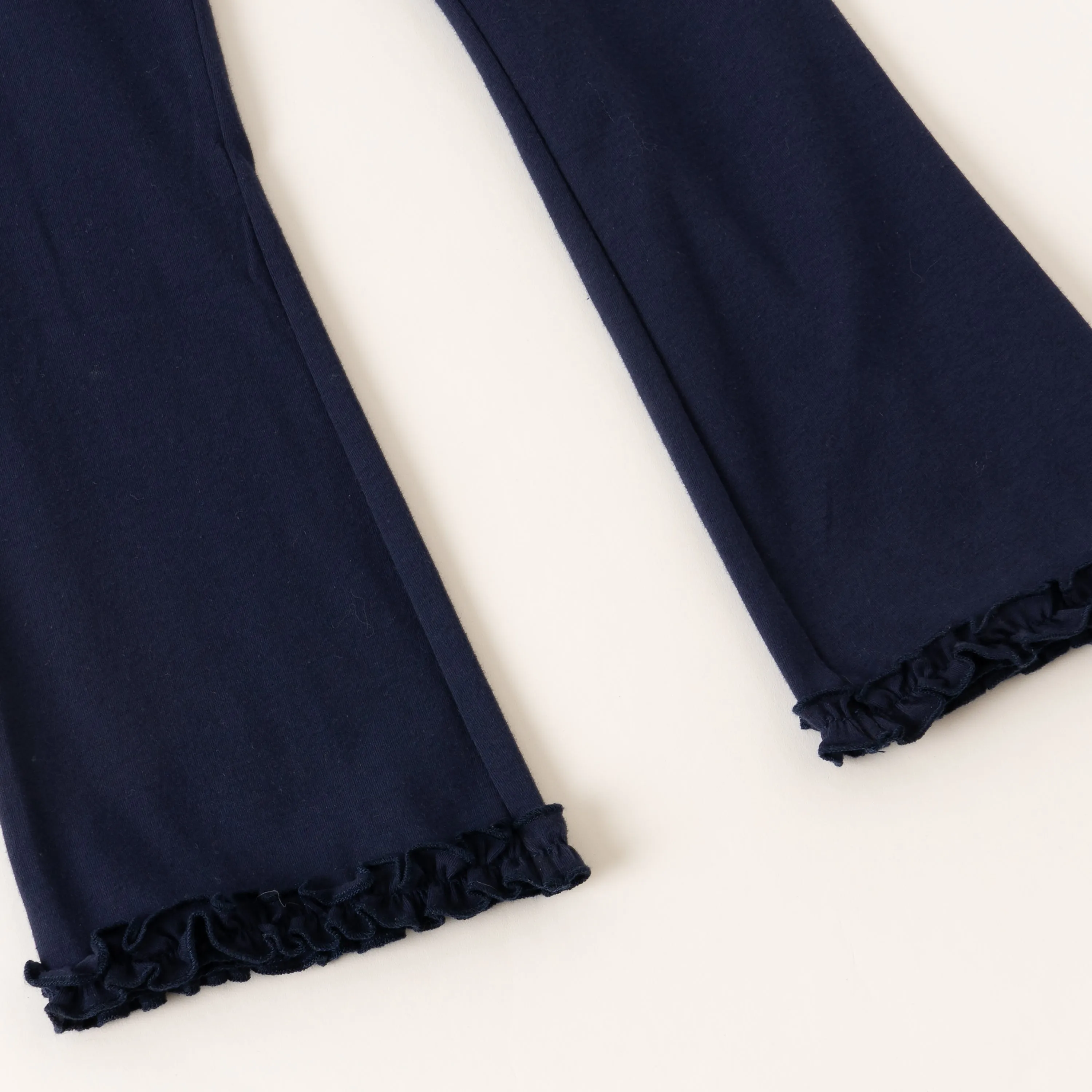 Ruffle Hem Knit Pant