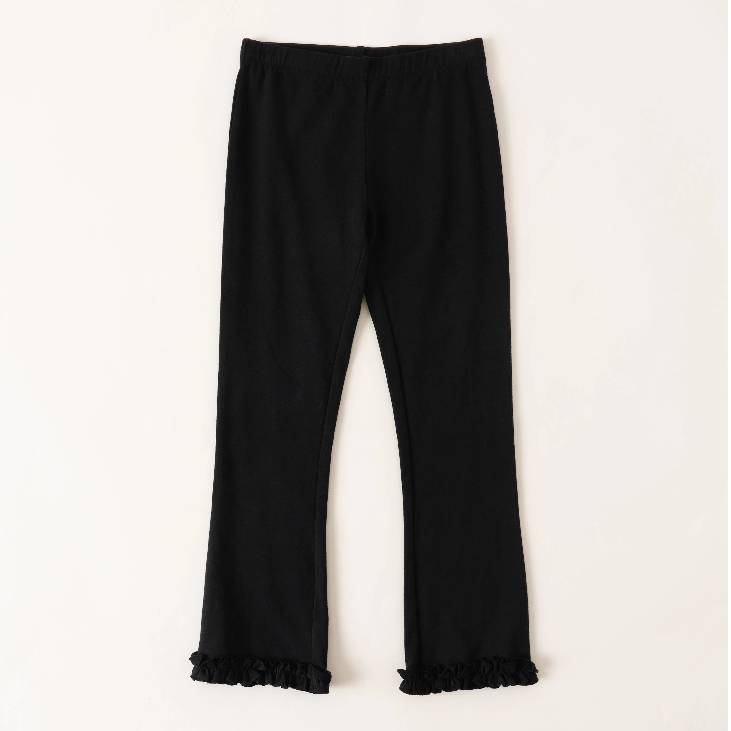 Ruffle Hem Knit Pant