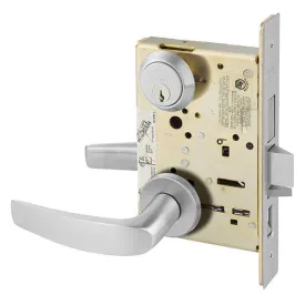 Sargent 8243 LNB Apartment Corridor Door Mortise Lock, B Lever, LN Rose