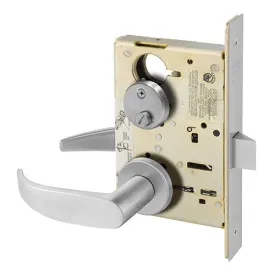 Sargent 8265 LNP Privacy Bath/Bedroom Mortise Lock, P Lever, LN Rose