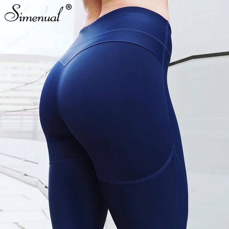 Simenual Women bodybuilding workout fitness pants