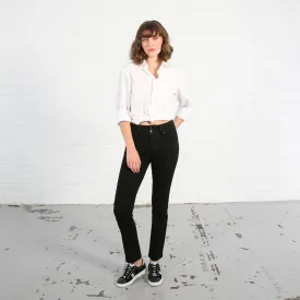 Stella Straight Jeans | Short Leg (Black)