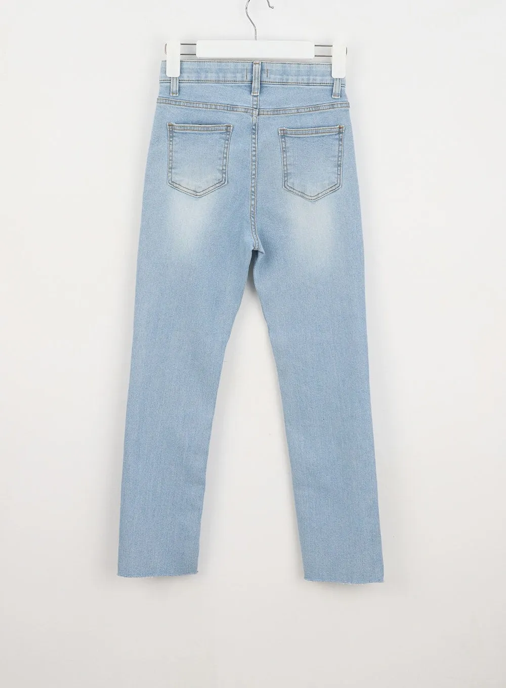 Straight Leg Jeans BY331