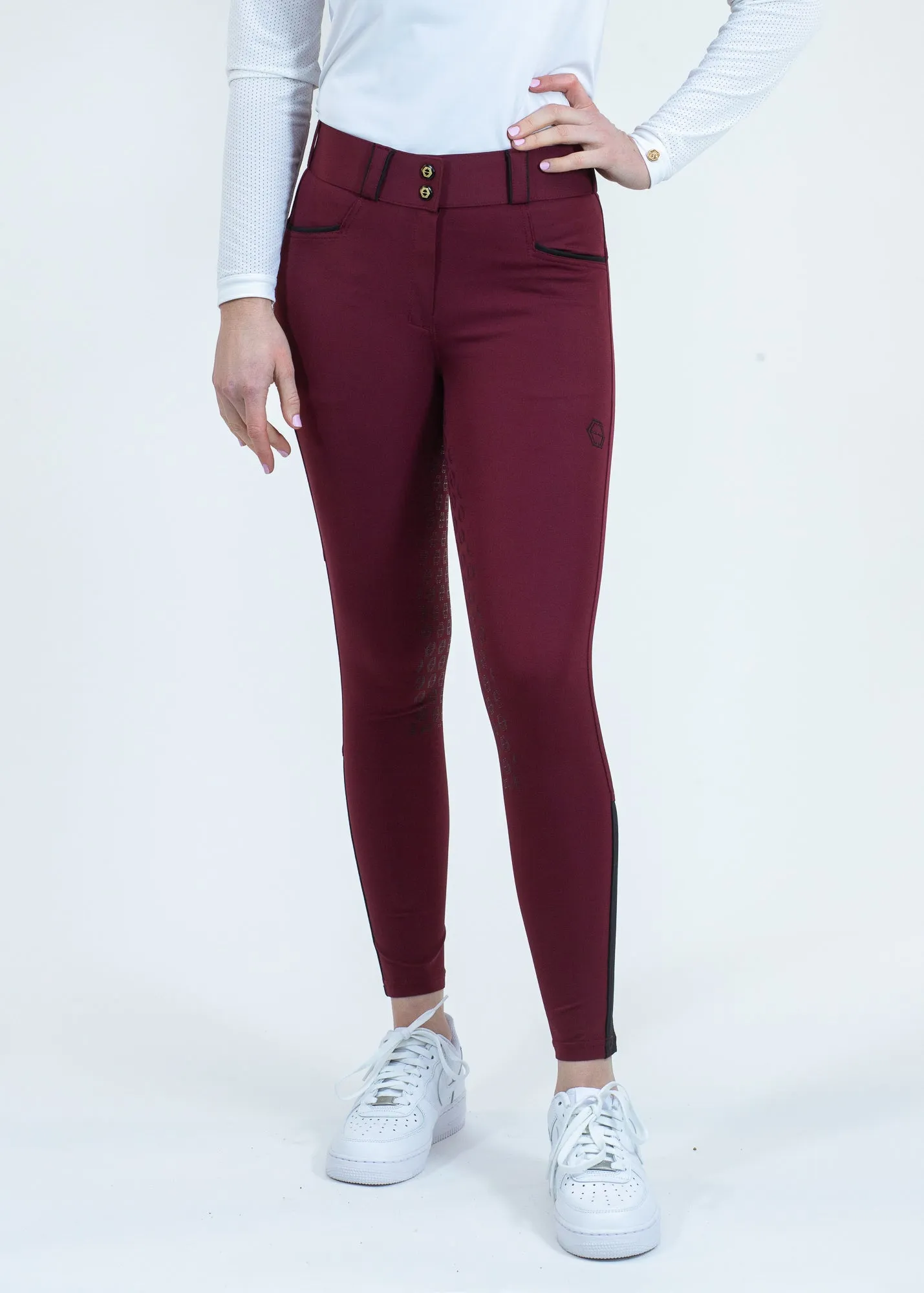 The Logan Breech Full Seat in Cranberry