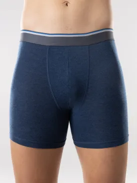 Ultra-Soft Tencel Boxer Brief - Blue Melange