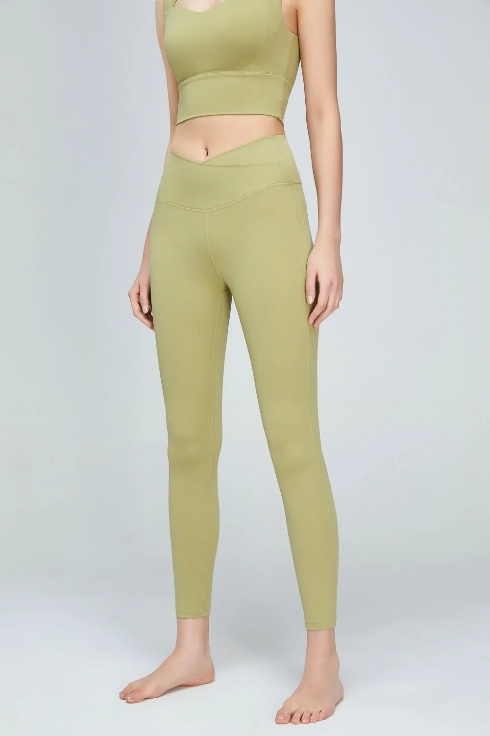 V-Waist Sports Leggings