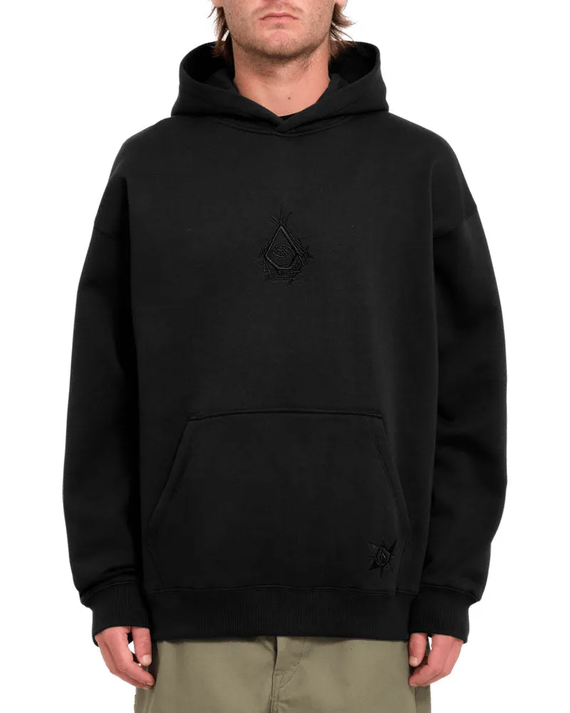 Volcom Men's TT B Iguchi Pullover Black 2025