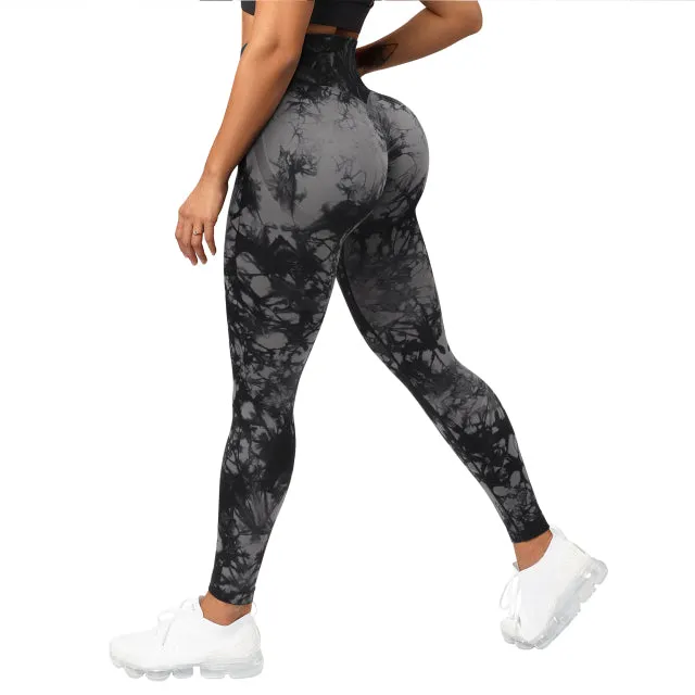 Wjczt Seamless Leggings Solid Scrunch Butt Lifting Booty High Waisted Sportwear Gym Tights Push Up Women Leggings For Fitness