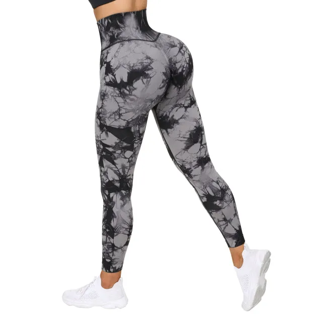 Wjczt Seamless Leggings Solid Scrunch Butt Lifting Booty High Waisted Sportwear Gym Tights Push Up Women Leggings For Fitness