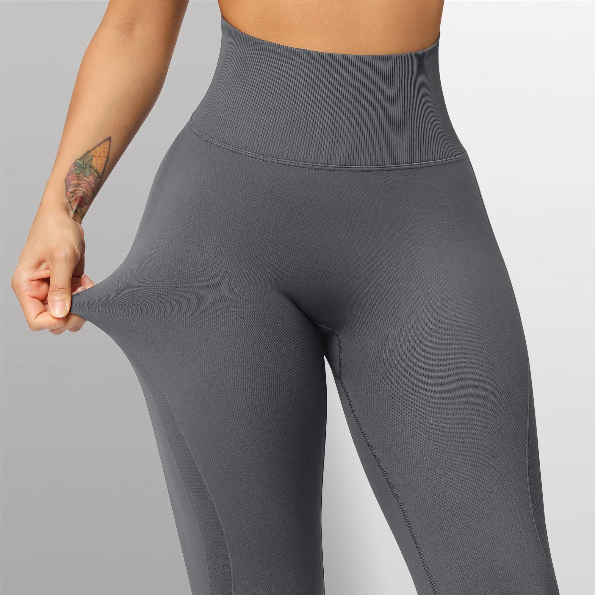 Wjczt Seamless Leggings Solid Scrunch Butt Lifting Booty High Waisted Sportwear Gym Tights Push Up Women Leggings For Fitness