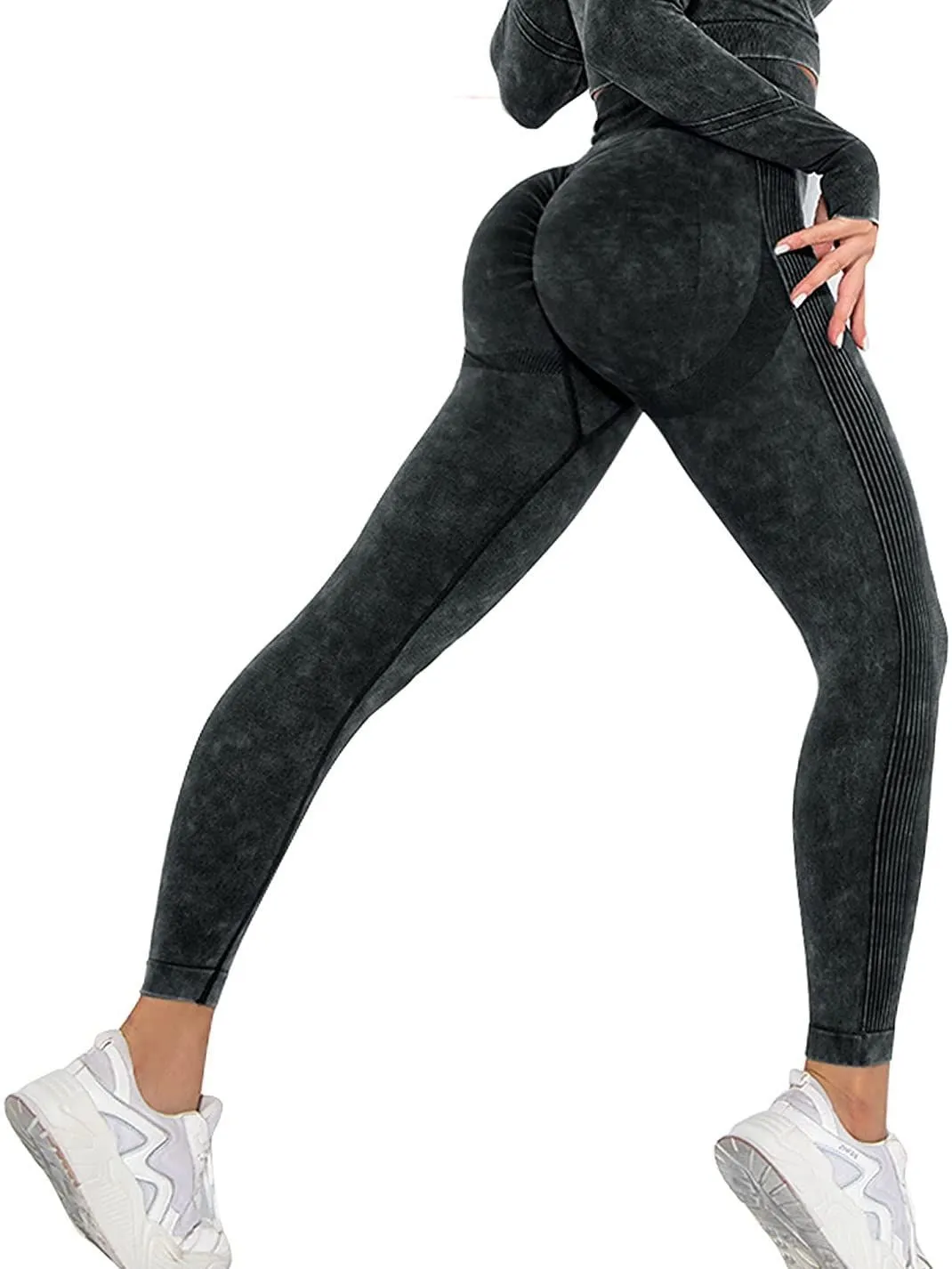 Wjczt Seamless Skinny Push Up Pants Women Gym Sexy High Waisted Sport Legging Tummy Control Leggins Running Jogging Sports Woman Pants