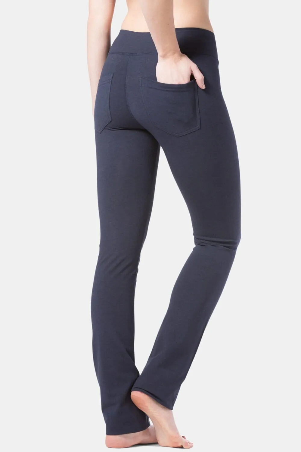 Women's EcoFabric™ Straight Leg Yoga Pant with Back Pockets