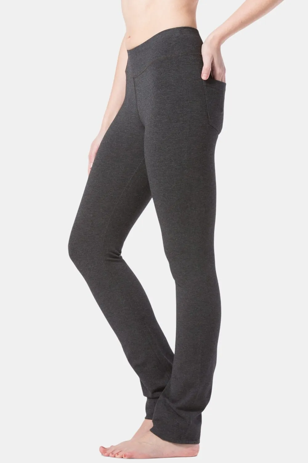 Women's EcoFabric™ Straight Leg Yoga Pant with Back Pockets