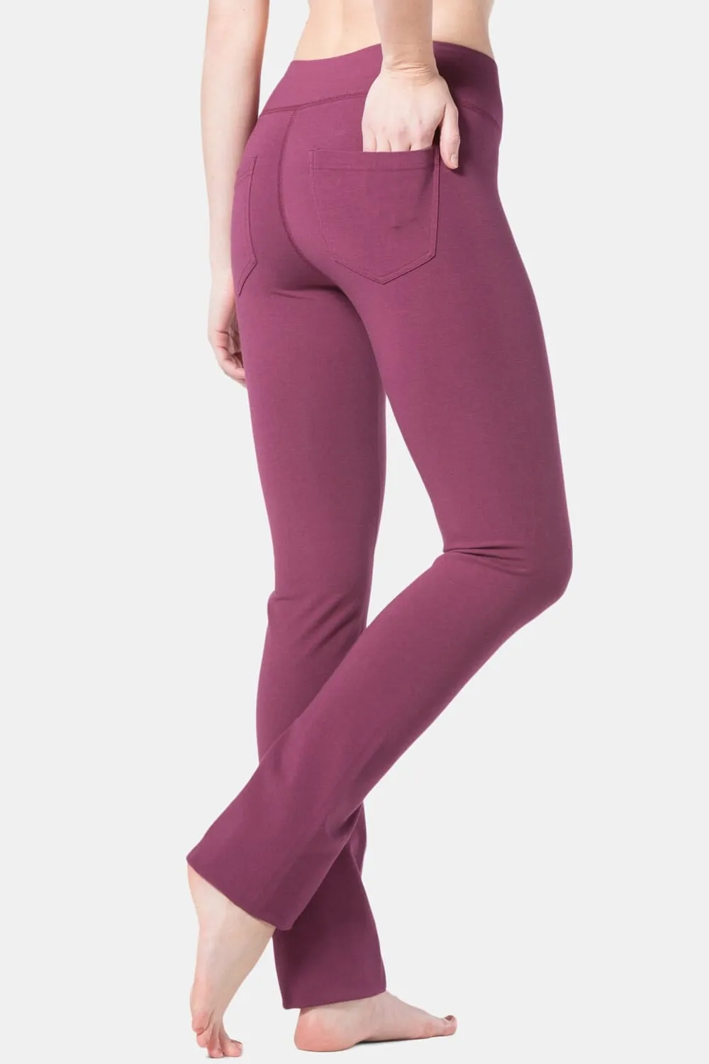 Women's EcoFabric™ Straight Leg Yoga Pant with Back Pockets